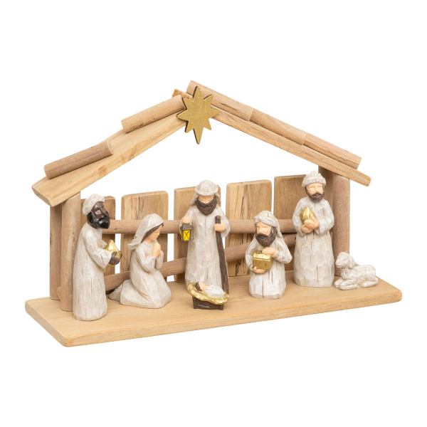 Φάτνη Με 7 Φιγούρες (30x9.5x18) A-S 208193