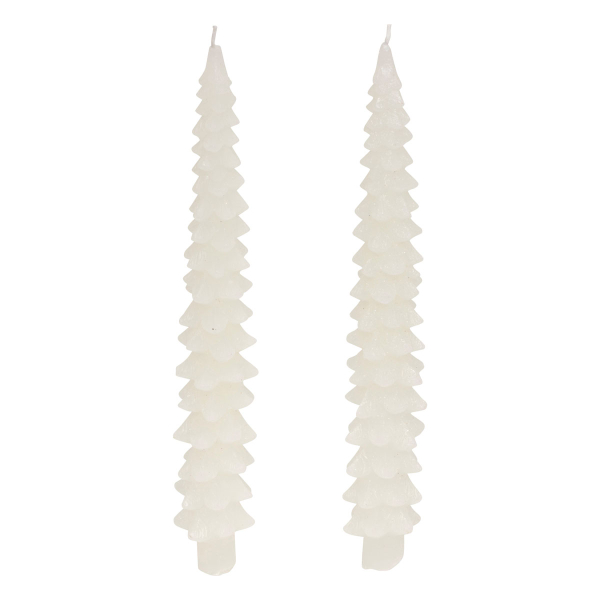 Κεριά Για Κηροπήγιο 25εκ. (Σετ 2τμχ) A-S White Tree 208429C