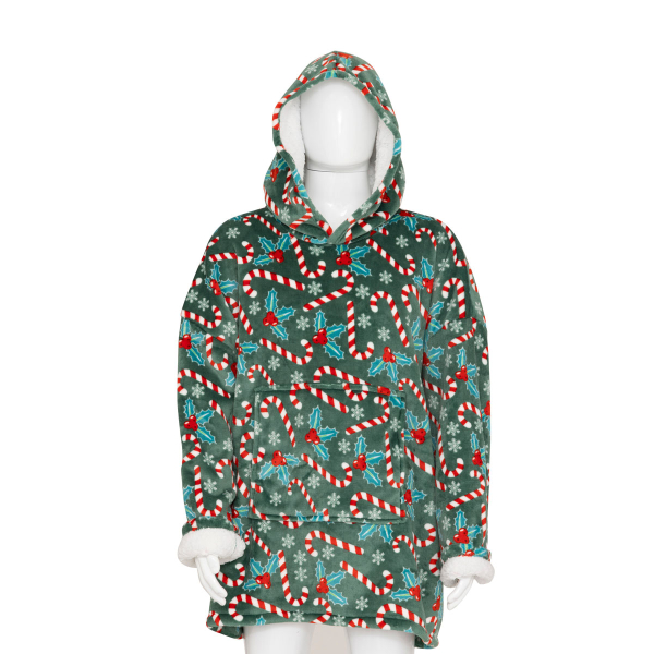 Χριστουγεννιάτικο Fleece Φούτερ Με Sherpa A-S 208459