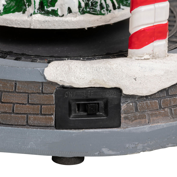 Χριστουγεννιάτικο Διακοσμητικό Με Led - Μουσική - Κίνηση (Φ19.5x24) F-R Tree Train 208836