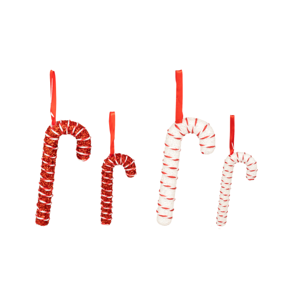 Χριστουγεννιάτικα Στολίδια (Σετ 10τμχ) A-S Candy Cane 208007