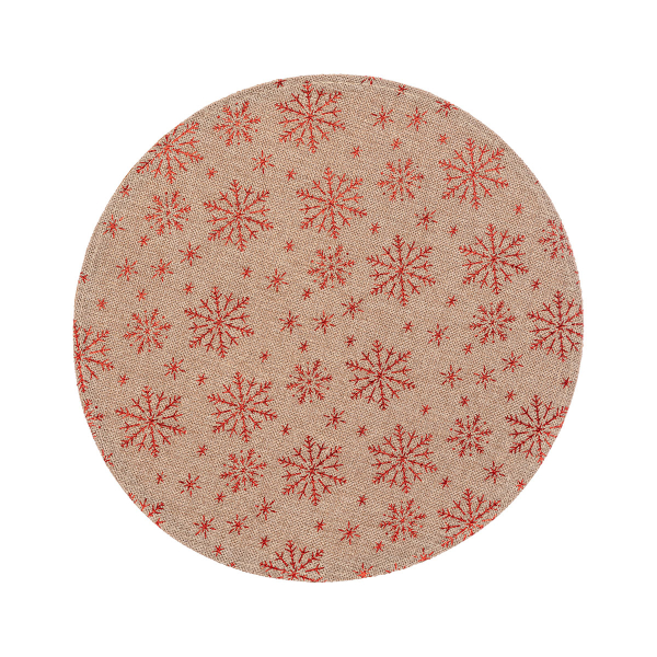 Χριστουγεννιάτικο Σουπλά (Φ38) A-S Red Snowflake 208502B