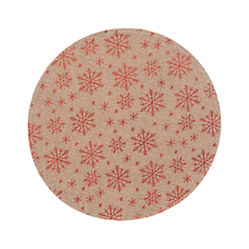 Χριστουγεννιάτικο Σουπλά (Φ38) A-S Red Snowflake 208502B