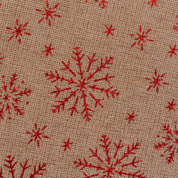 Χριστουγεννιάτικο Σουπλά (Φ38) A-S Red Snowflake 208502B