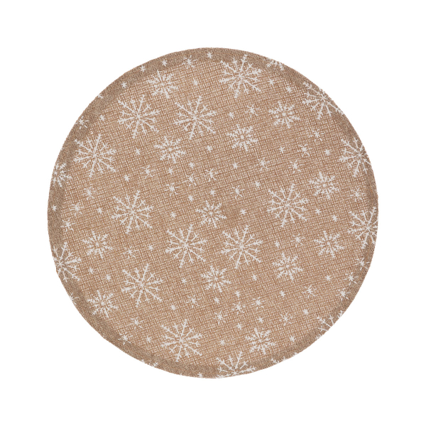 Χριστουγεννιάτικο Σουπλά (Φ38) A-S White Snowflake 208502C