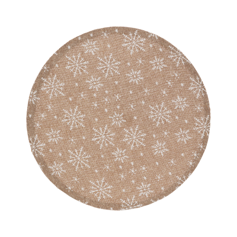 Χριστουγεννιάτικο Σουπλά (Φ38) A-S White Snowflake 208502C