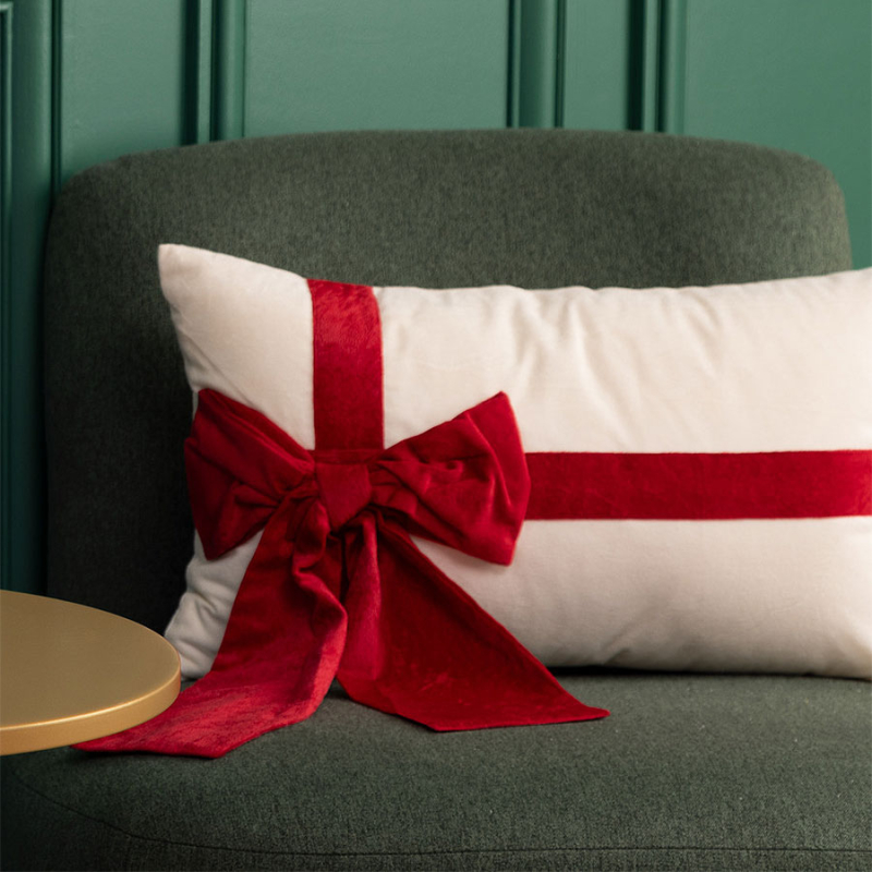 Χριστουγεννιάτικο Μαξιλάρι Βελουτέ (30x50) A-S Velvet Bow 208636A