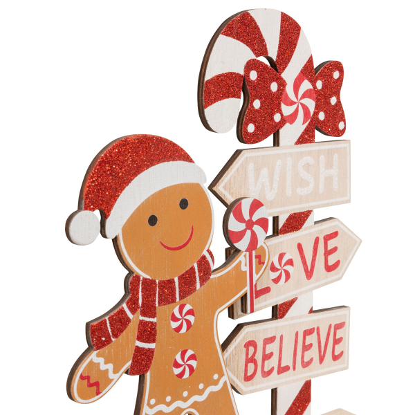 Χριστουγεννιάτικο Διακοσμητικό (20x5x22.5) A-S Gingerbread 208273