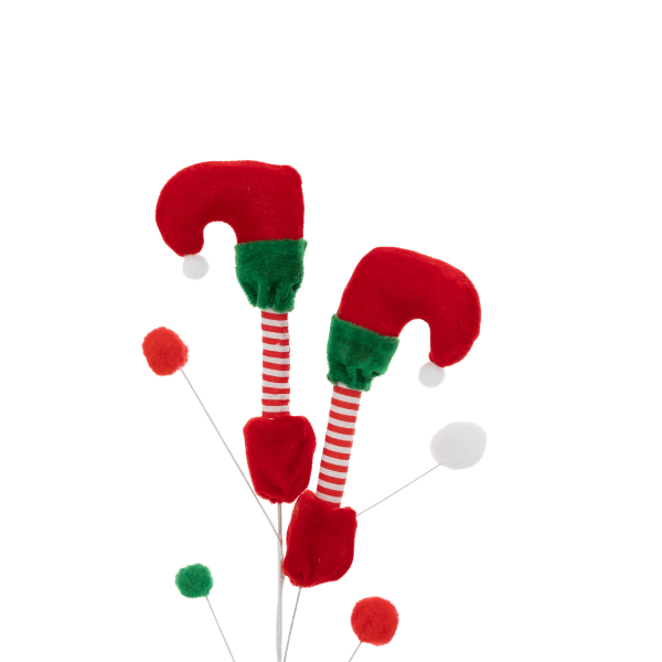 Χριστουγεννιάτικα Διακοσμητικά Πόδια Ξωτικού 65εκ. A-S 208314