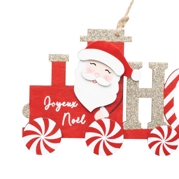 Χριστουγεννιάτικο Κρεμαστό Διακοσμητικό (30x11) A-S Hohoho 208334