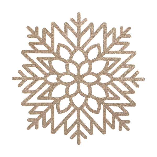 Χριστουγεννιάτικο Σουπλά (41.5x38) A-S Glittery Snowflake 169556B