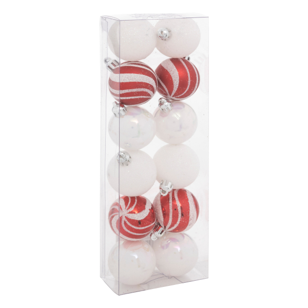Χριστουγεννιάτικες Μπάλες (Σετ 12τμχ) A-S 129153RB