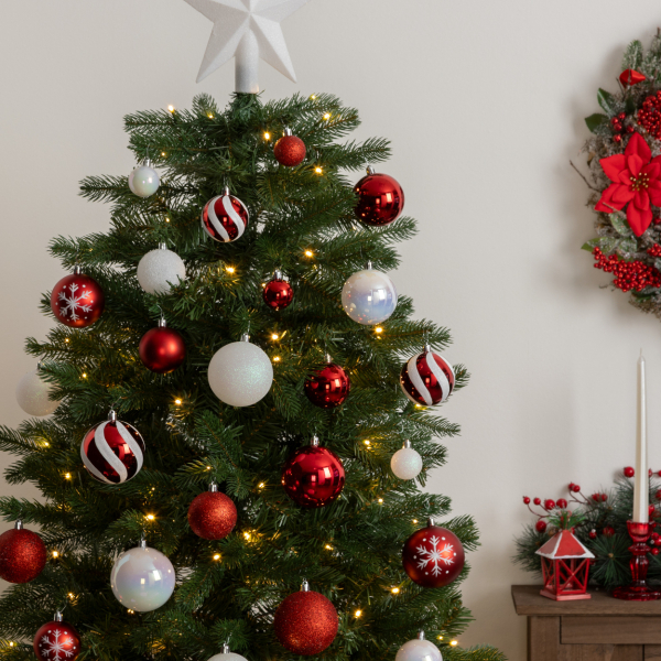 Χριστουγεννιάτικες Μπάλες (Σετ 12τμχ) A-S 129153RB