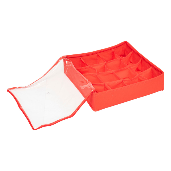 Θήκη Αποθήκευσης Για Χριστουγεννιάτικα Στολίδια (40x40x10) A-S 207457