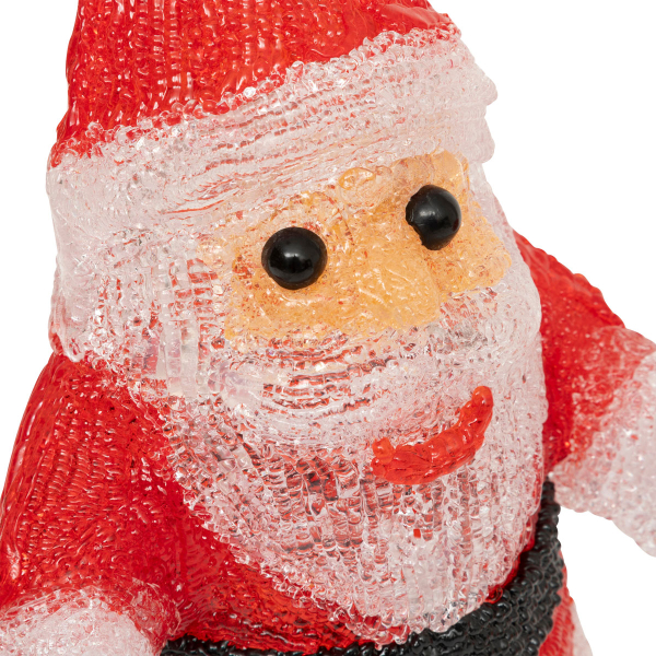 Χριστουγεννιάτικο Ηλιακό Διακοσμητικό Με Led & 8 Προγράμματα (31.5x18x30) F-R Santa 208819