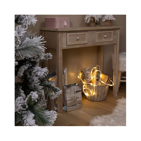 Χριστουγεννιάτικα Λαμπάκια 30 Led Φωτοσωλήνας 3.4μ Θερμό Λευκό F-R 208955