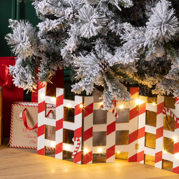 Χριστουγεννιάτικο Διακοσμητικό Με Led (66x1x30) F-R Fence 208932