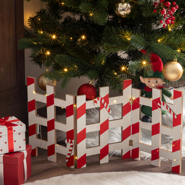 Χριστουγεννιάτικο Διακοσμητικό Με Led (66x1x30) F-R Fence 208932
