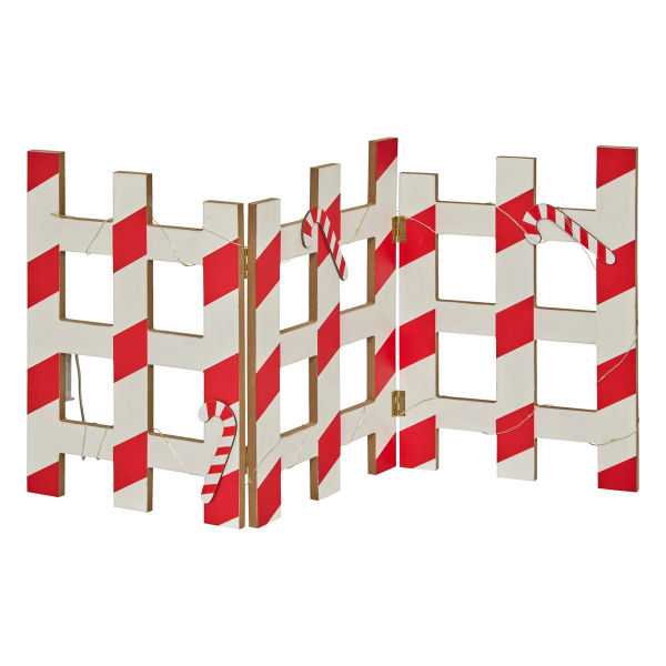 Χριστουγεννιάτικο Διακοσμητικό Με Led (66x1x30) F-R Fence 208932