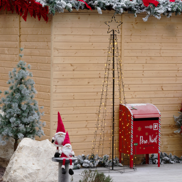 Χριστουγεννιάτικο Δεντράκι Με Led (Φ60x190) F-R 208902