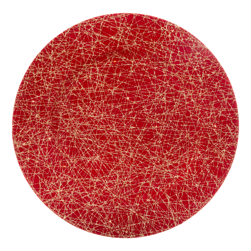 Χριστουγεννιάτικη Πιατέλα (Φ33) A-S Lignes Red 152129C