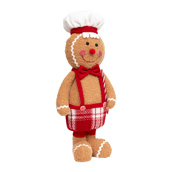 Χριστουγεννιάτικο Λούτρινο (21x12x49) A-S Gingerbread Boy 208408