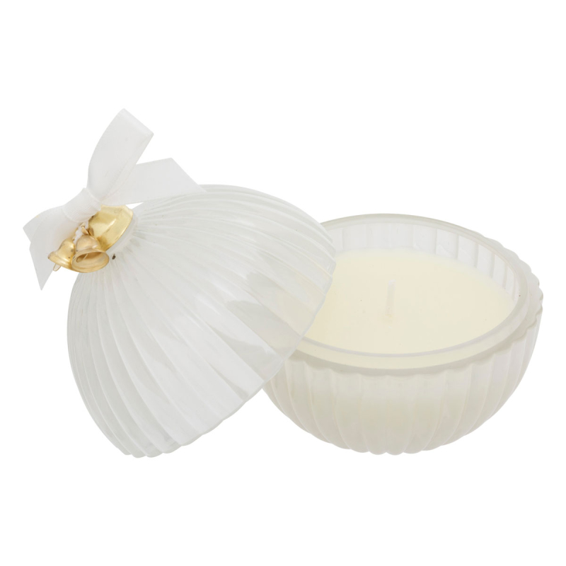 Χριστουγεννιάτικο Αρωματικό Κερί 50gr (Φ7.9x9.5) A-S White 208447