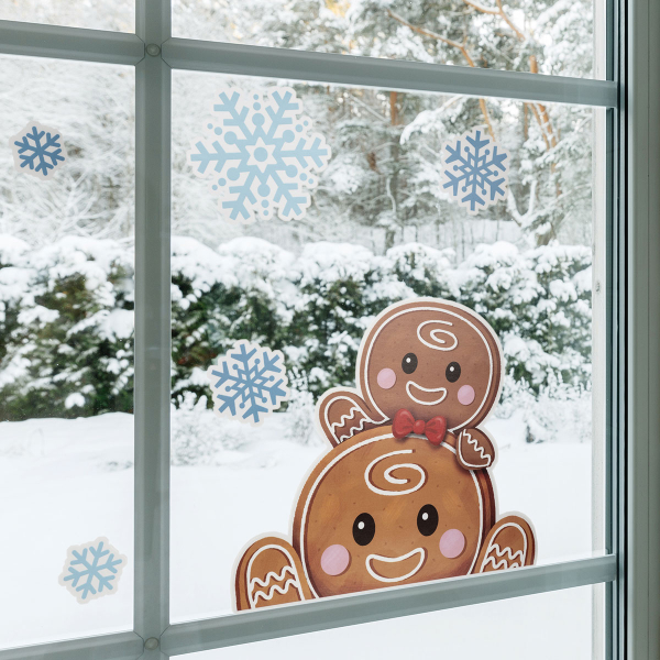 Χριστουγεννιάτικα Αυτοκόλλητα Παραθύρου A-S Gingerman 208246