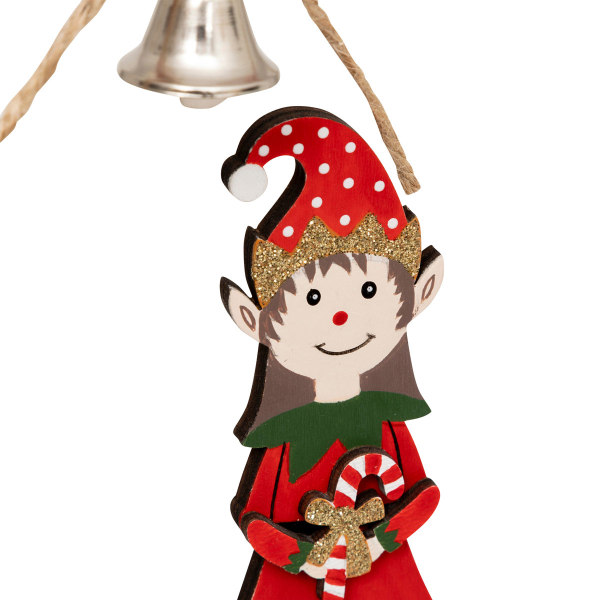 Χριστουγεννιάτικο Διακοσμητικό Με Led (21x5x16) F-R Elf Red 208956