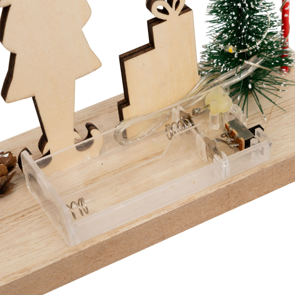 Χριστουγεννιάτικο Διακοσμητικό Με Led (21x5x16) F-R Elf Red 208956