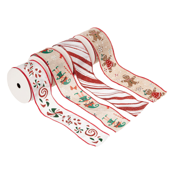 Χριστουγεννιάτικη Κορδέλα (300x5) A-S Gingerman 199359