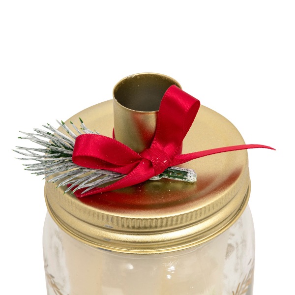 Χριστουγεννιάτικο Κηροπήγιο Με Κεριά (4τμχ) A-S White 208542