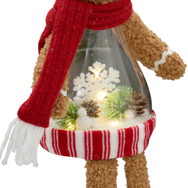 Χριστουγεννιάτικο Διακοσμητικό Με Led (14x9x46) F-R Gingerman 209813