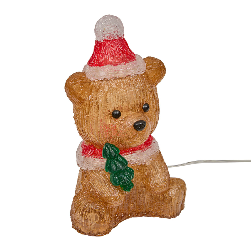 Χριστουγεννιάτικο Διακοσμητικό Με Led (16x13.5x20) F-R Bear 209963