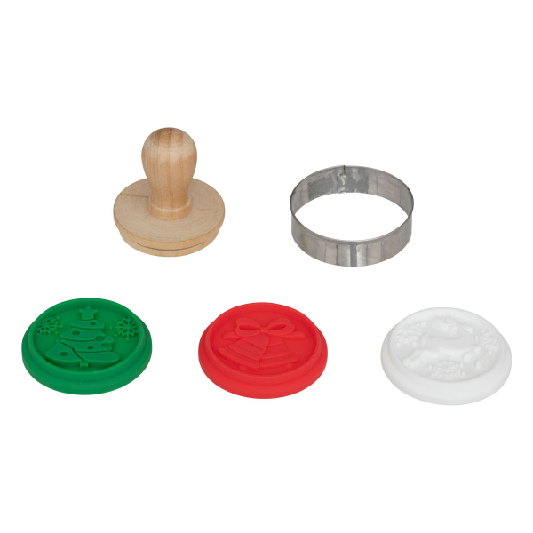 Κουπ Πατ Ανοξείδωτο + Σφραγίδα Ζαχαροπλαστικής (Σετ) F-V 204666