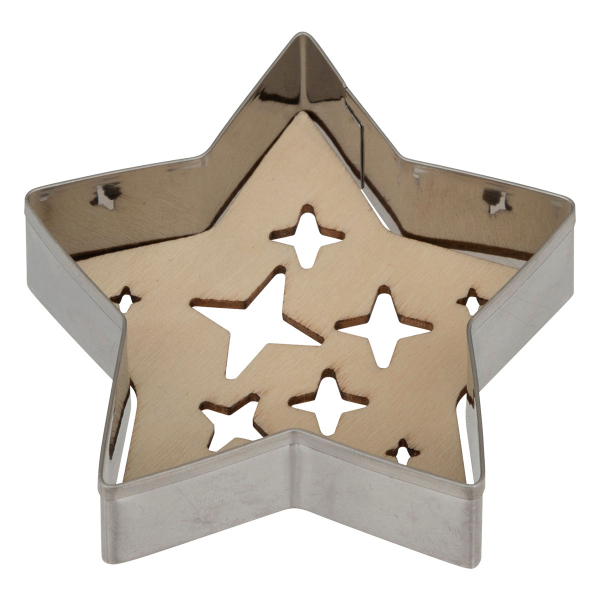 Χριστουγεννιάτικα Κουπ Πατ Ανοξείδωτα + Σφραγίδες (Σετ 6τμχ) F-V 204674