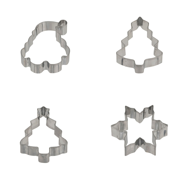 Χριστουγεννιάτικα Κουπ Πατ Ανοξείδωτα (Σετ 18τμχ) F-V 204678