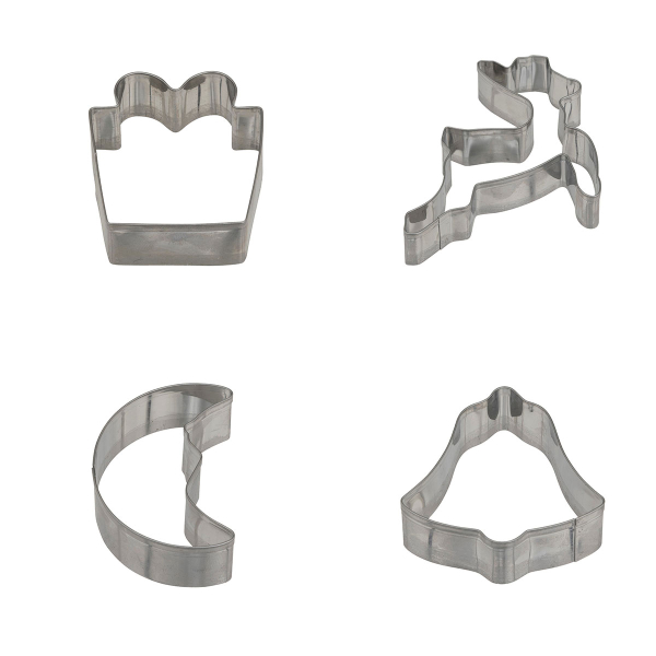 Χριστουγεννιάτικα Κουπ Πατ Ανοξείδωτα (Σετ 18τμχ) F-V 204678