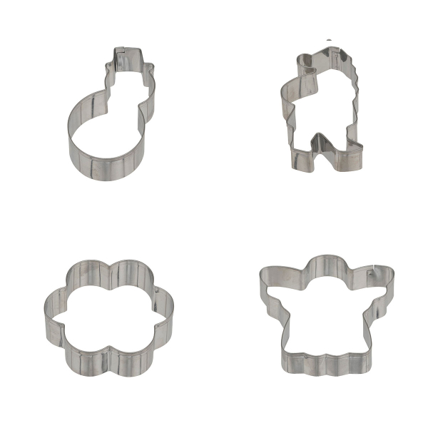 Χριστουγεννιάτικα Κουπ Πατ Ανοξείδωτα (Σετ 18τμχ) F-V 204678