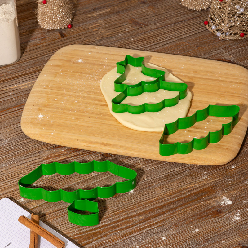 Χριστουγεννιάτικα Κουπ Πατ Ανοξείδωτα (Σετ 5τμχ) F-V Xmas Tree 204672