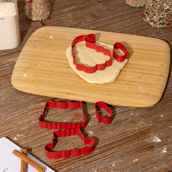 Χριστουγεννιάτικα Κουπ Πατ Ανοξείδωτα (Σετ 5τμχ) F-V Santa 204672