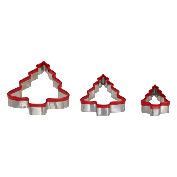 Χριστουγεννιάτικα Κουπ Πατ Ανοξείδωτα (Σετ 3τμχ) F-V Xmas Tree 204665