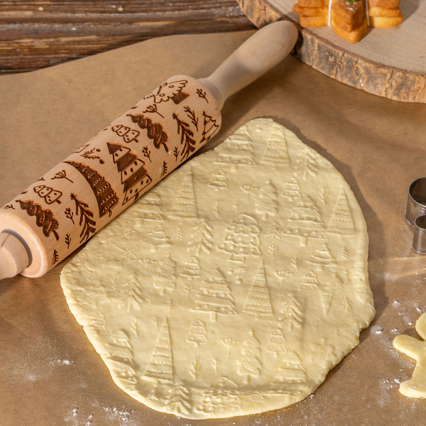 Χριστουγεννιάτικος Πλάστης Ζαχαροπλαστικής Ανάγλυφος F-V Xmas Tree 204670