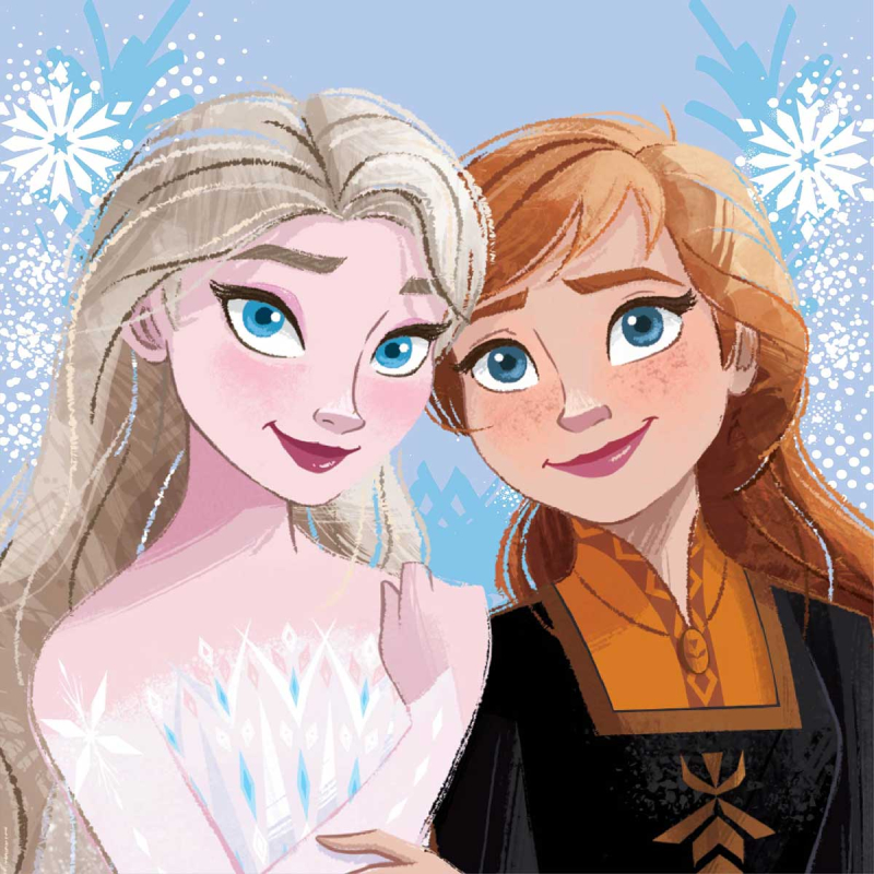 Παιδικό Μαγικό Πετσετάκι (30x30) Dimcol Frozen 77 Ice Blue