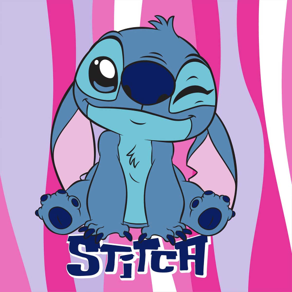 Παιδικό Μαγικό Πετσετάκι (30x30) Dimcol Lilo & Stitch 74 Pink