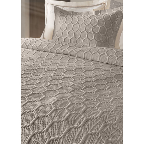 Κουβερλί King Size (Σετ 240x250) Guy Laroche Hive Taupe