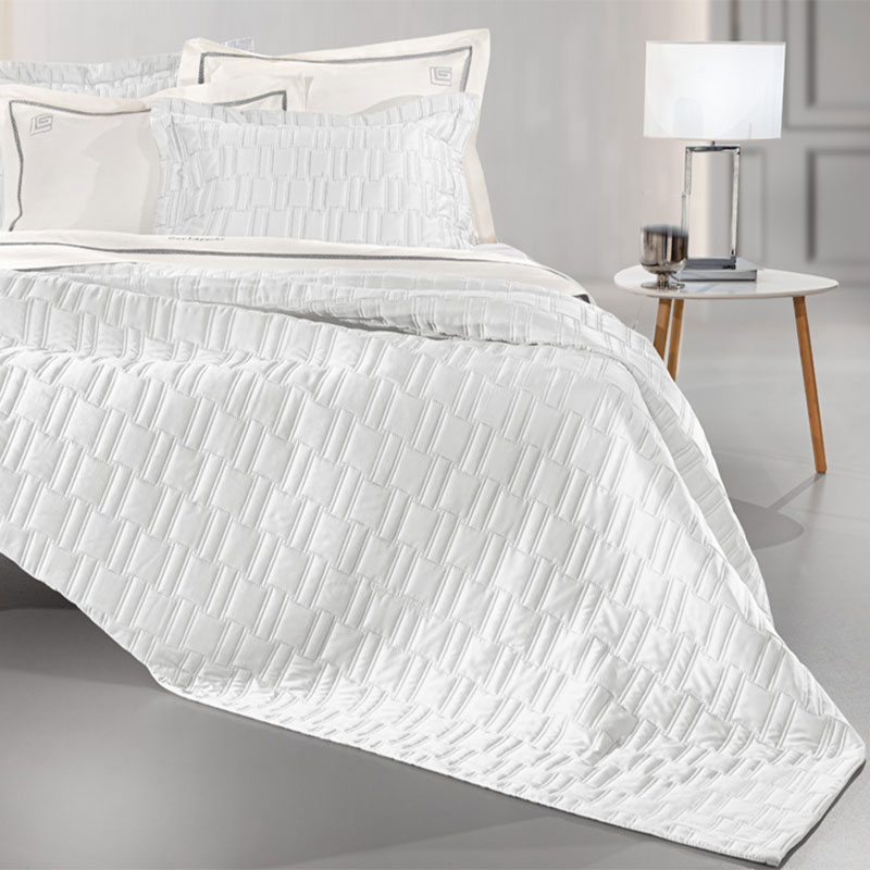 Κουβερλί King Size (Σετ 240x250) Guy Laroche Brick White