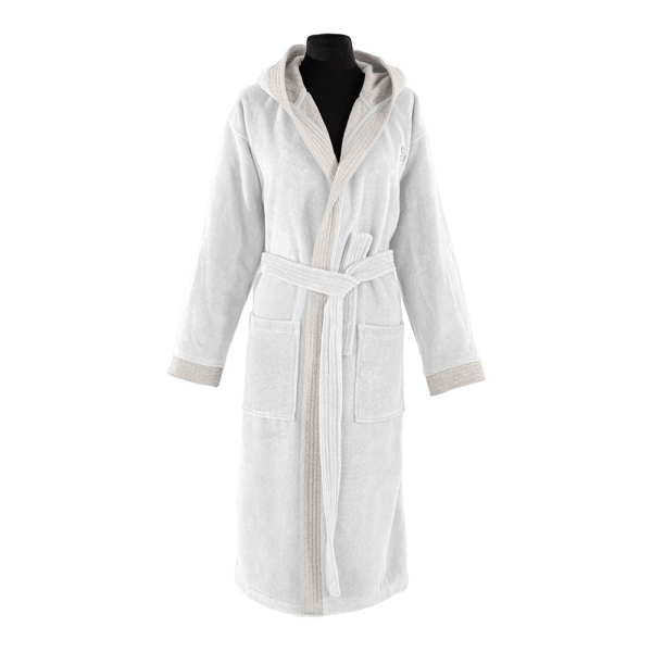 Μπουρνούζι Guy Laroche Monogram White