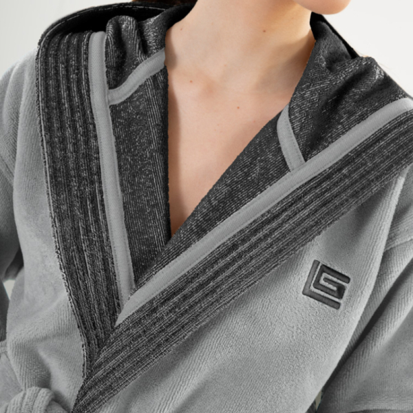 Μπουρνούζι Guy Laroche Monogram Smoke