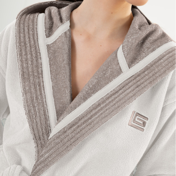 Μπουρνούζι Guy Laroche Monogram Perla